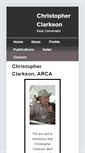 Mobile Screenshot of clarksonconservation.com