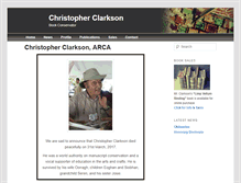 Tablet Screenshot of clarksonconservation.com